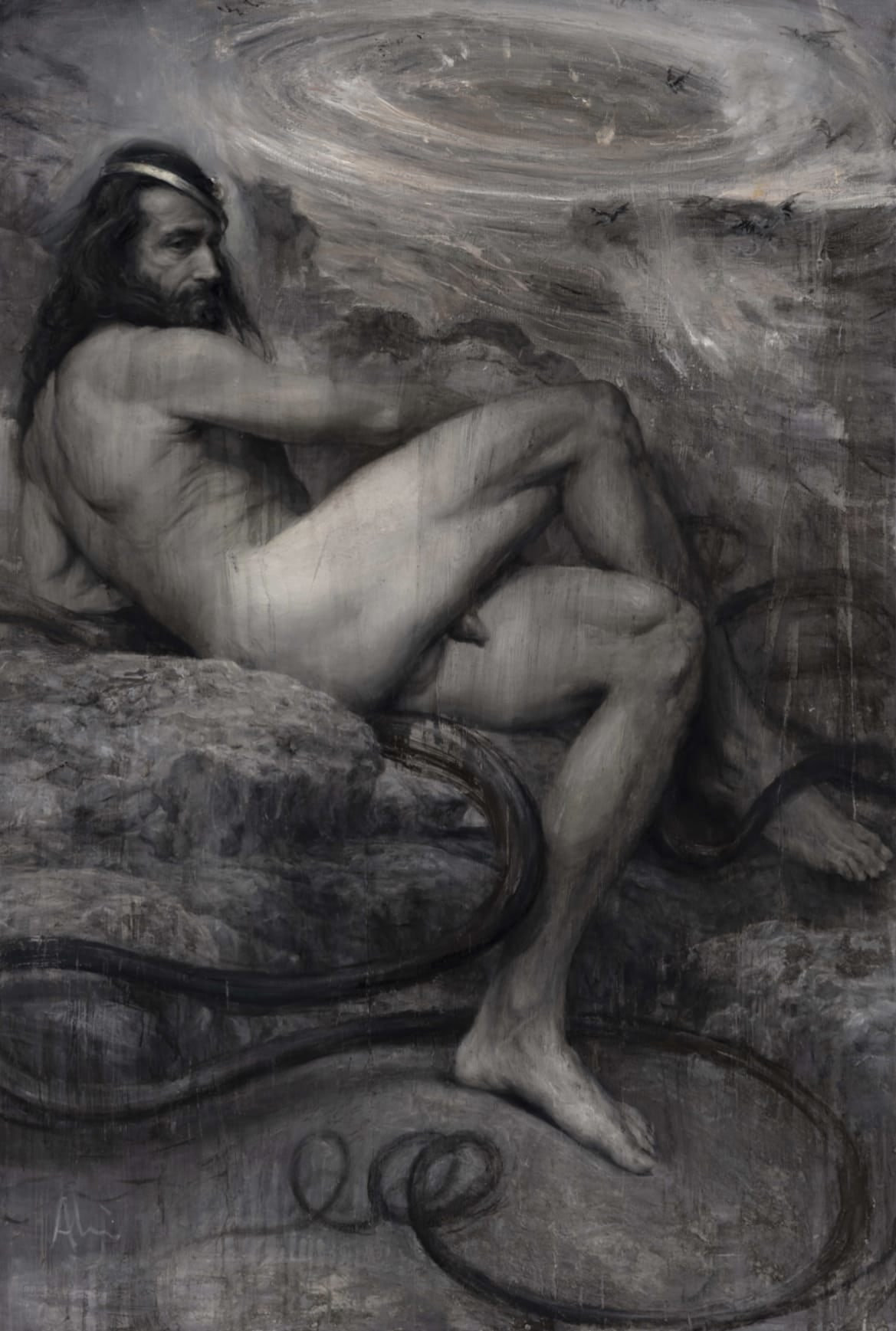CANTO V. King Minos — Giclée Print