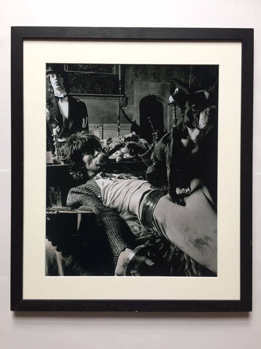 Joseph Keith with Pug framed