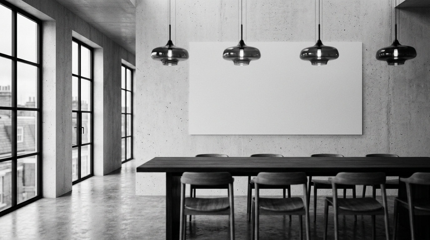 Every room needs an anchor — Dining room · the anchor sets the room