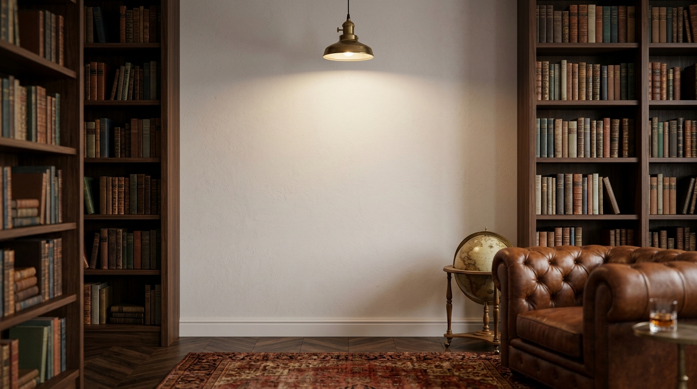 Mix old and new — Library snug · era against era